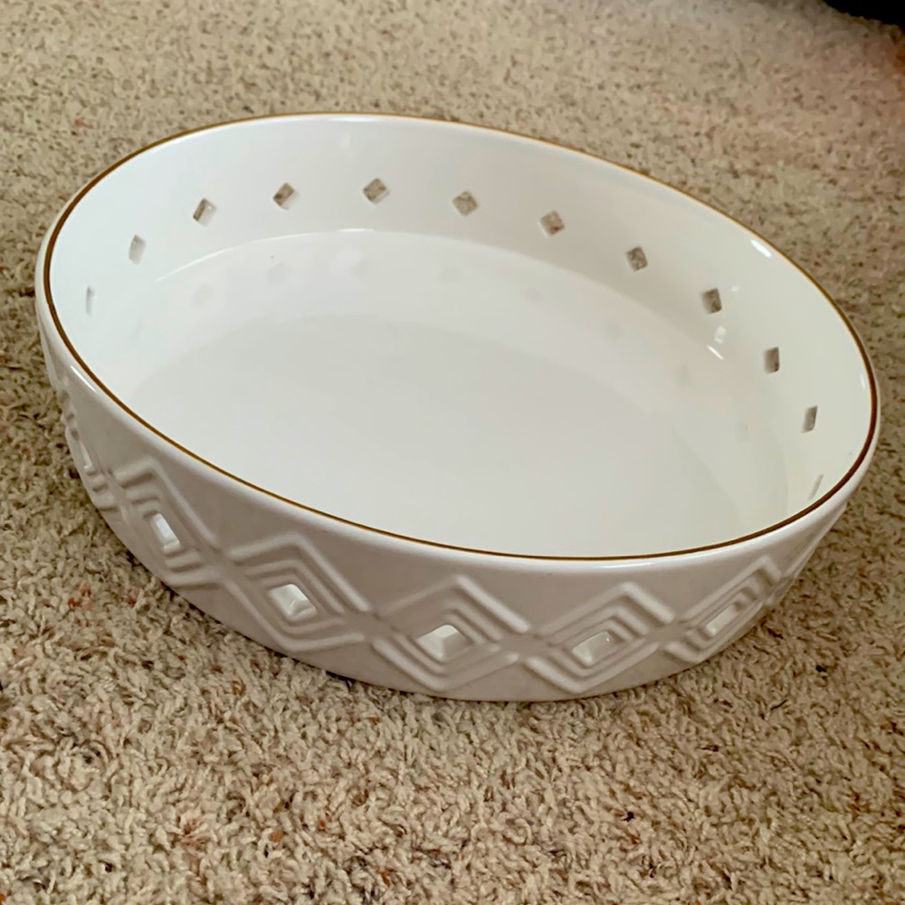 Lilly Pulitzer for Target Large White and Gold Serving Tray